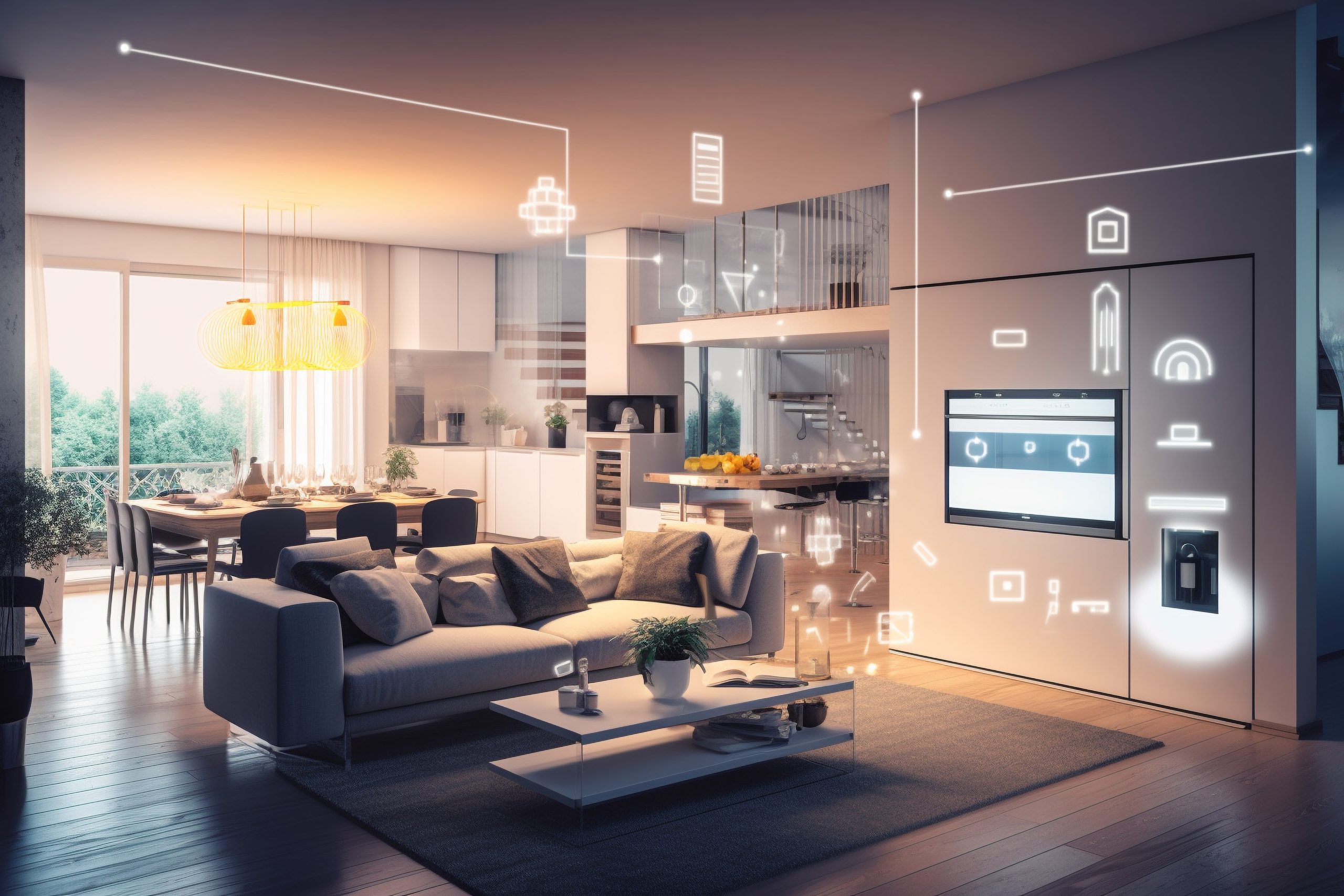 room-with-tv-wall-windows-screen-that-says-home